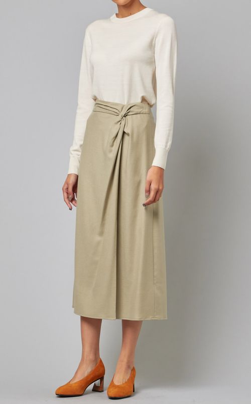 フランネルツイストスカート