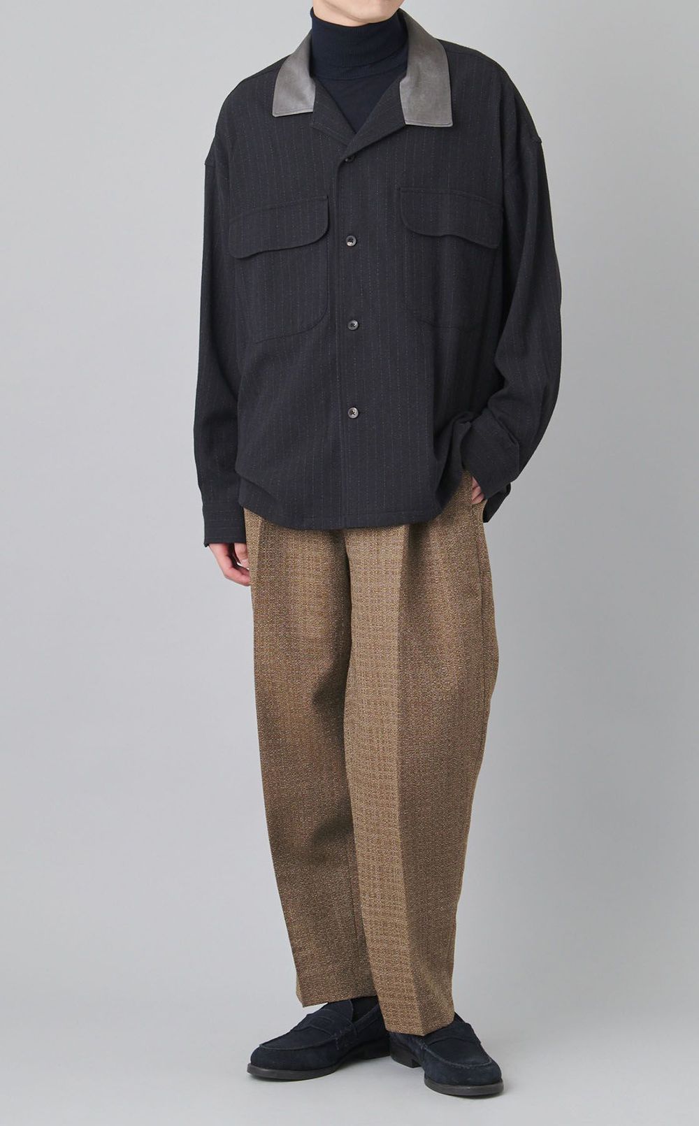 レトロウールボンタンパンツ