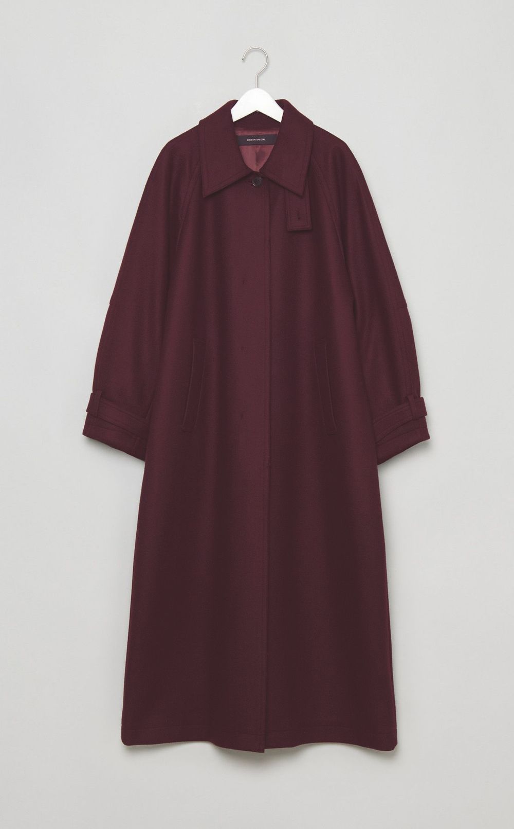 メルトンステンカラーコート