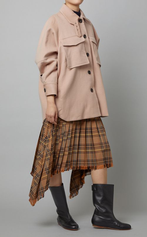 ウールビッグポケットショートコ一卜