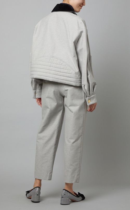 キルトポケットショートジャケット