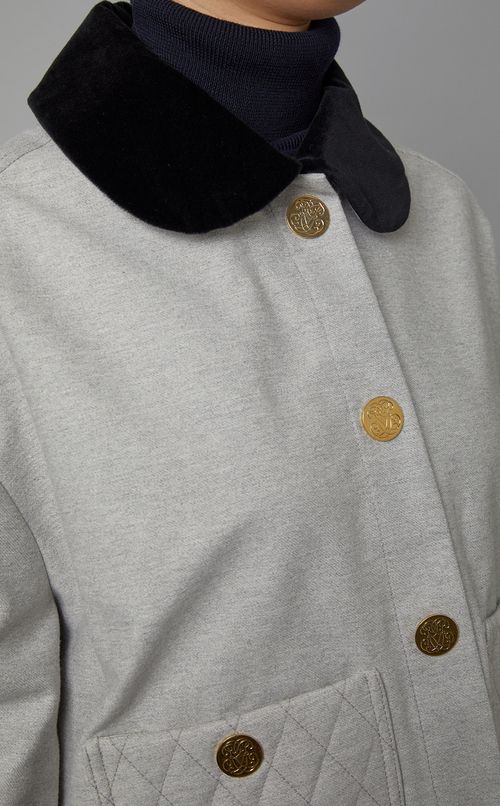 キルトポケットショートジャケット