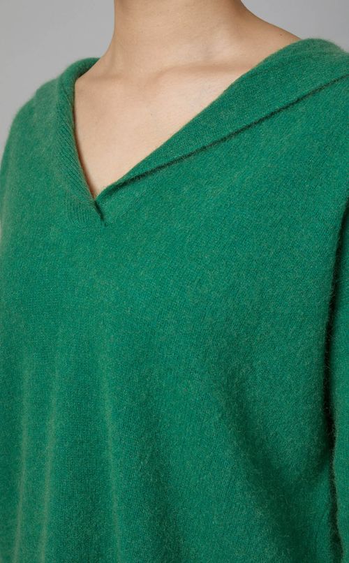 ウールニットフーディプルオーバー