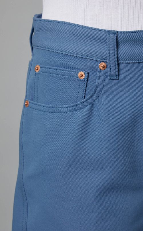 コットン5ポケット切替パンツ