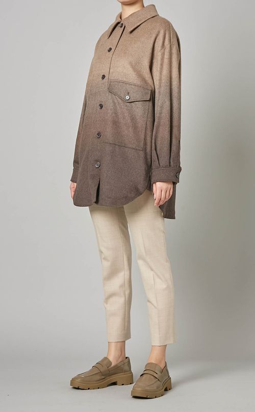 ウールグラデーションブルゾン