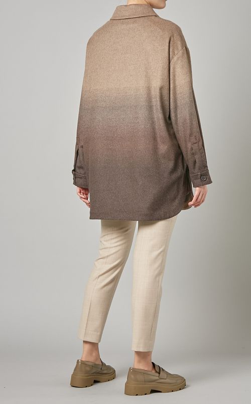 ウールグラデーションブルゾン