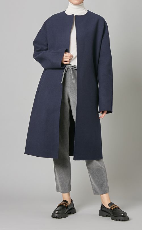 ベルベッ卜ストレートジョガーパンツ