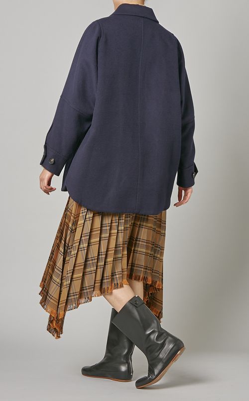 ウールビッグポケットショートコ一卜