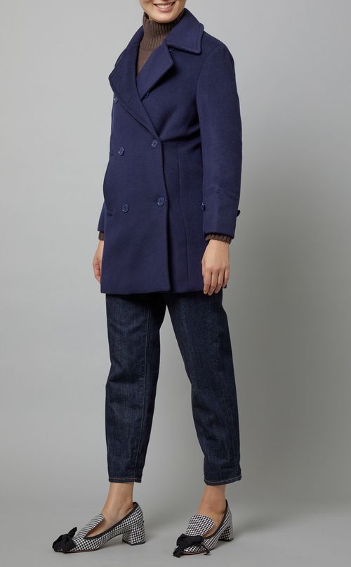 ウールイレギュラーピーコート