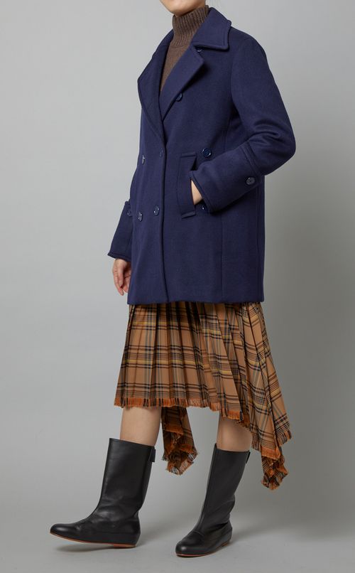 ウールオーバーサイズハイネックニット