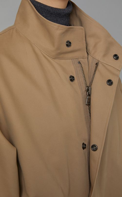 コットンダブルクロスモッズコート