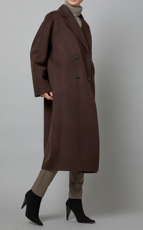 ダブルフェイスロングコート