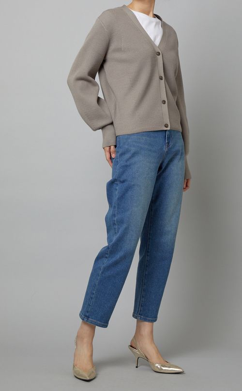 ボリュームスリーブカーディガン