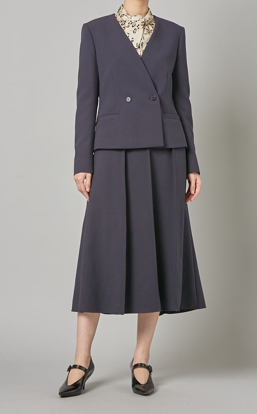 レオパードボウタイブラウス