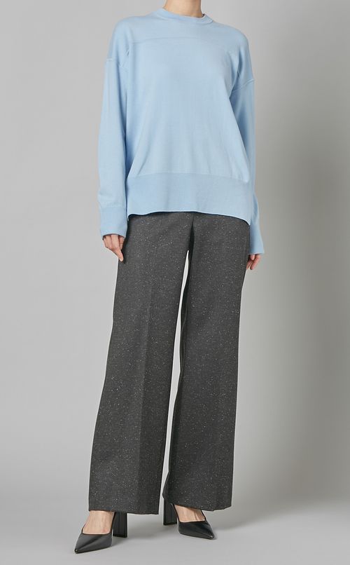 メランジポンチフレアパンツ