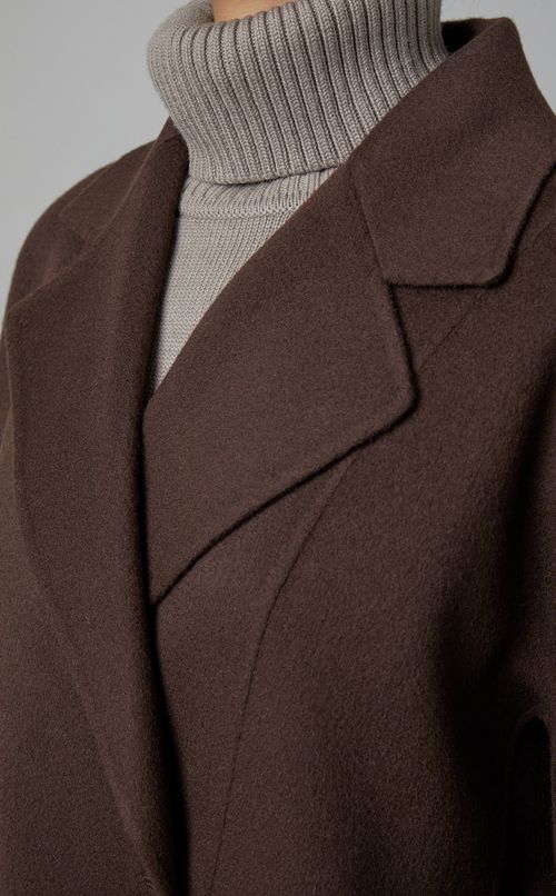 ダブルフェイスロングコート