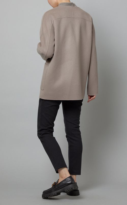 ラグランスリーブショートコート