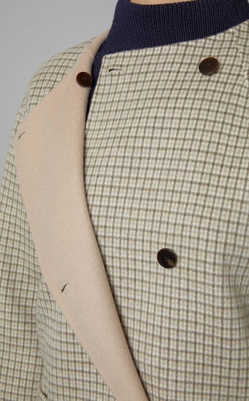 ラグランスリーブショートコート