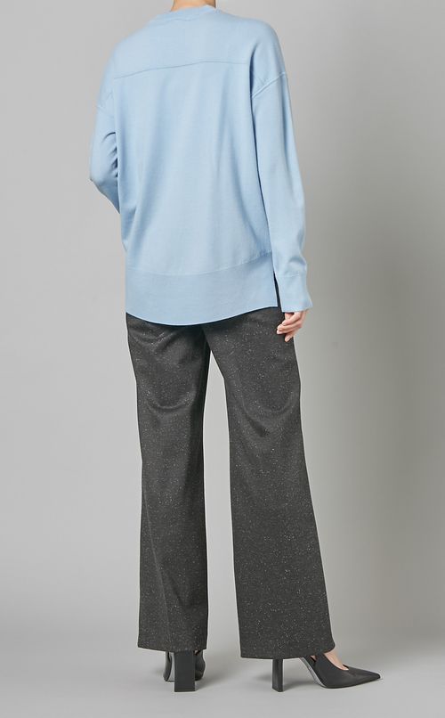 メランジポンチフレアパンツ