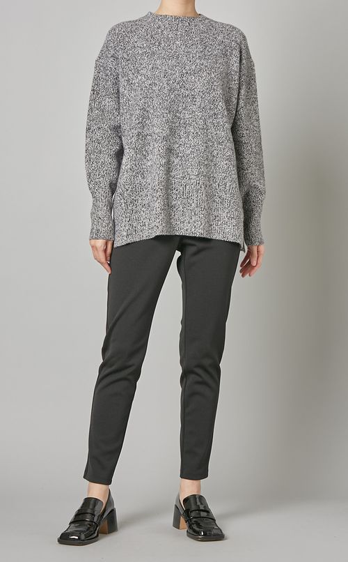 サイドスリットニットプルオーバー