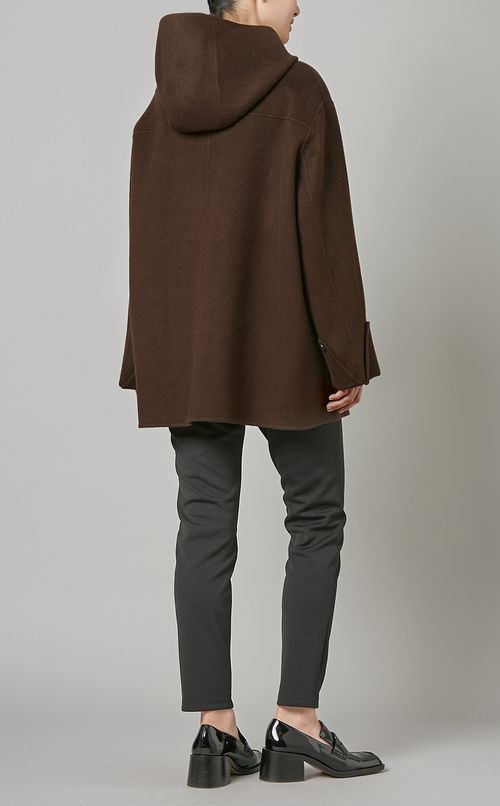 フーディーショートコート