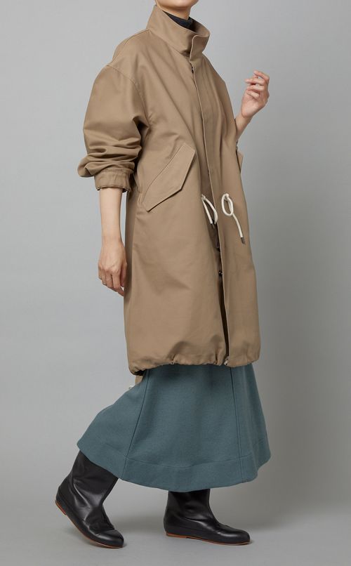 コットンダブルクロスモッズコート