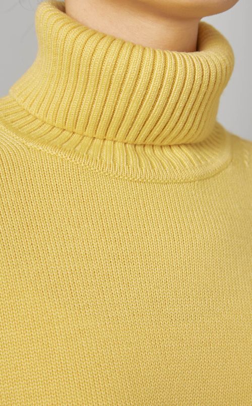 タートルネックニットプルオーバー