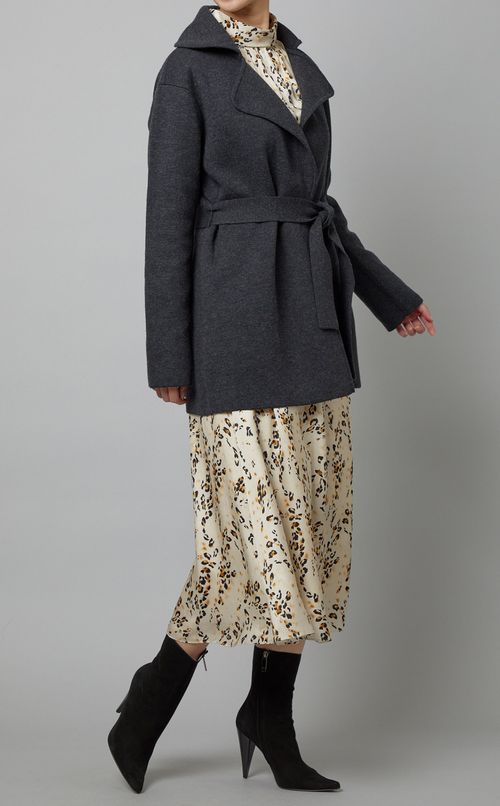 ダブルフェイスニットカーディガン