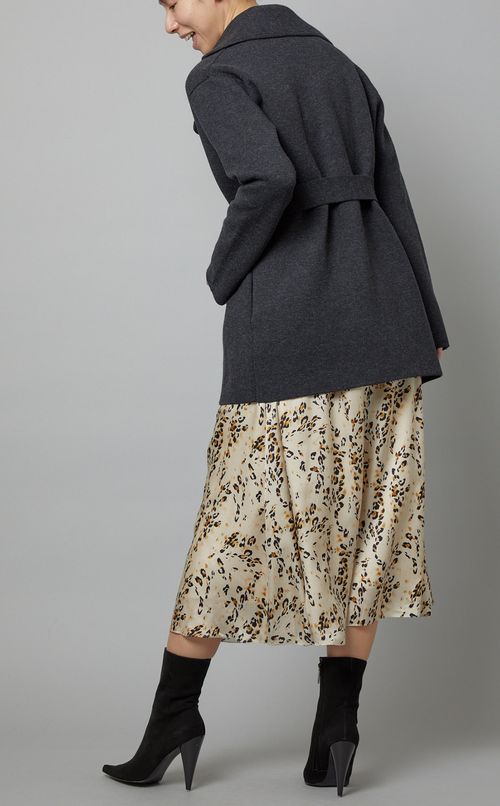 ダブルフェイスニットカーディガン