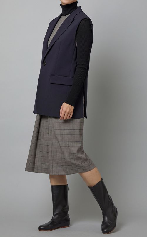 ノースリーブテーラードベスト