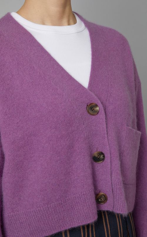 ウールニットカーディガン