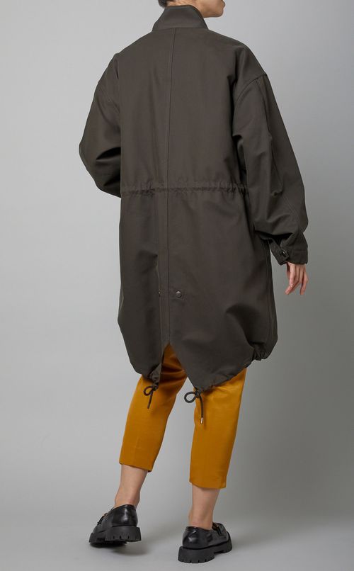 コットンダブルクロスモッズコート