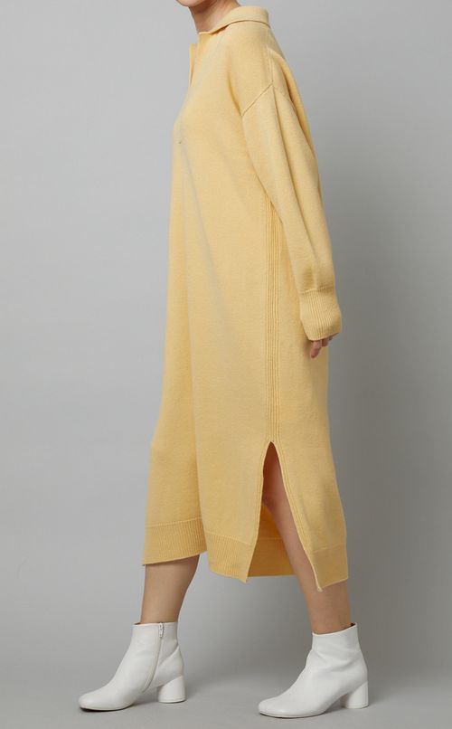 プレーンウールスキッパーワンピース