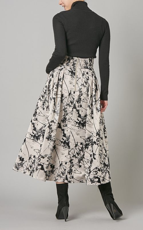 グリッターフロッキースカート