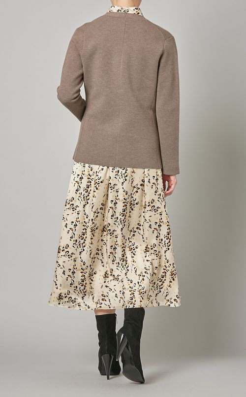 ミラノリブニットジャケット