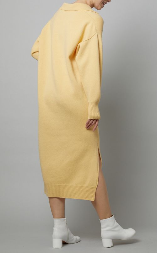 プレーンウールスキッパーワンピース