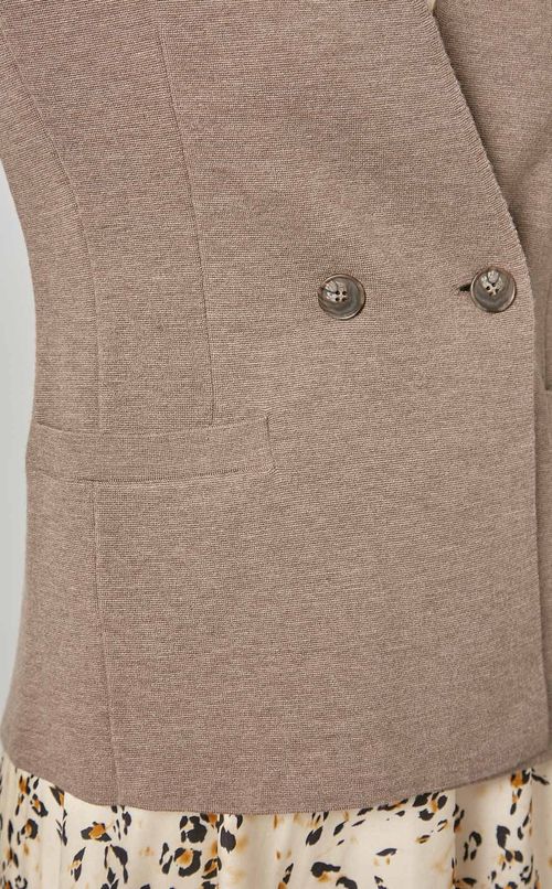 ミラノリブニットジャケット