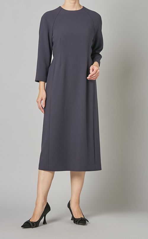 ラグランスリーブIラインワンピース