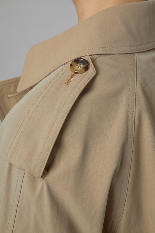 シャンブレーツイルトレンチコート