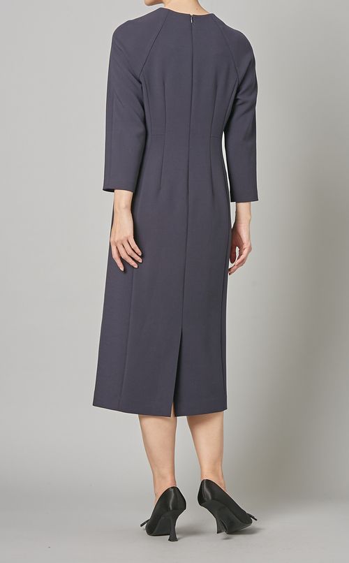 ラグランスリーブIラインワンピース