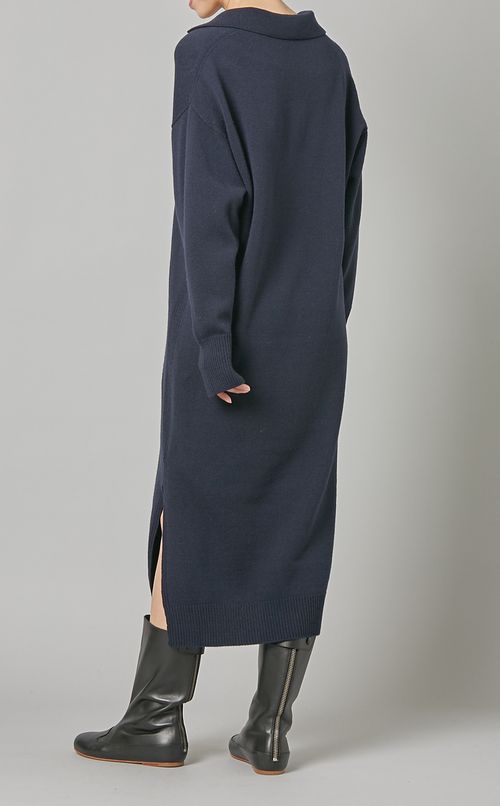 プレーンウールスキッパーワンピース