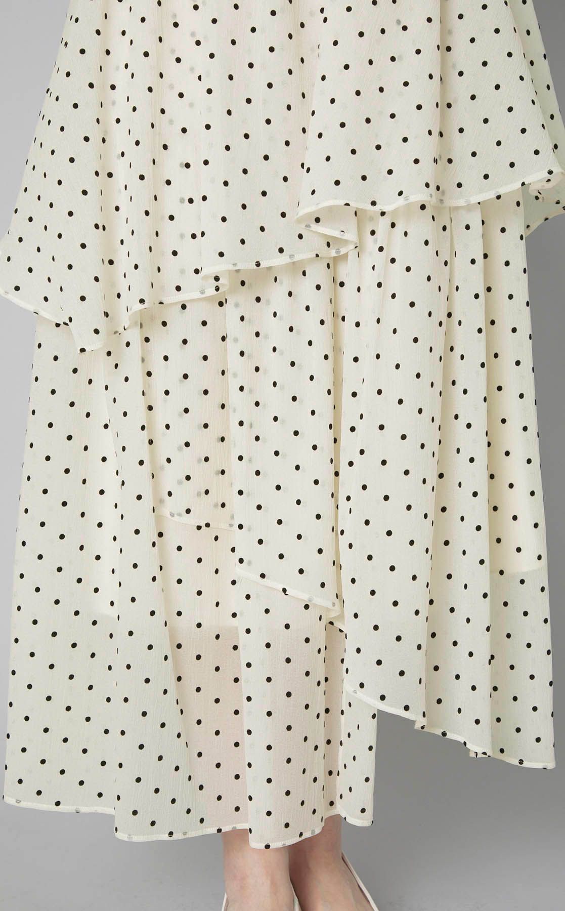 CELFORD｜ランダムヘムドッキングニットワンピース