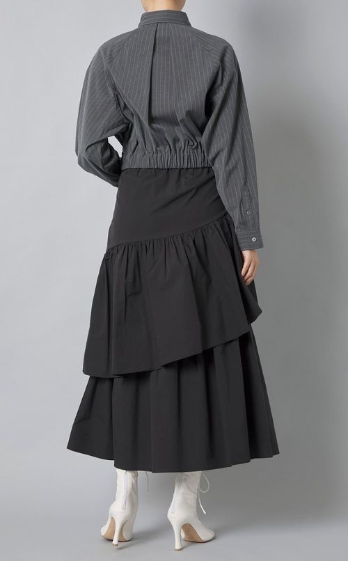 クロップドトラックシャツ