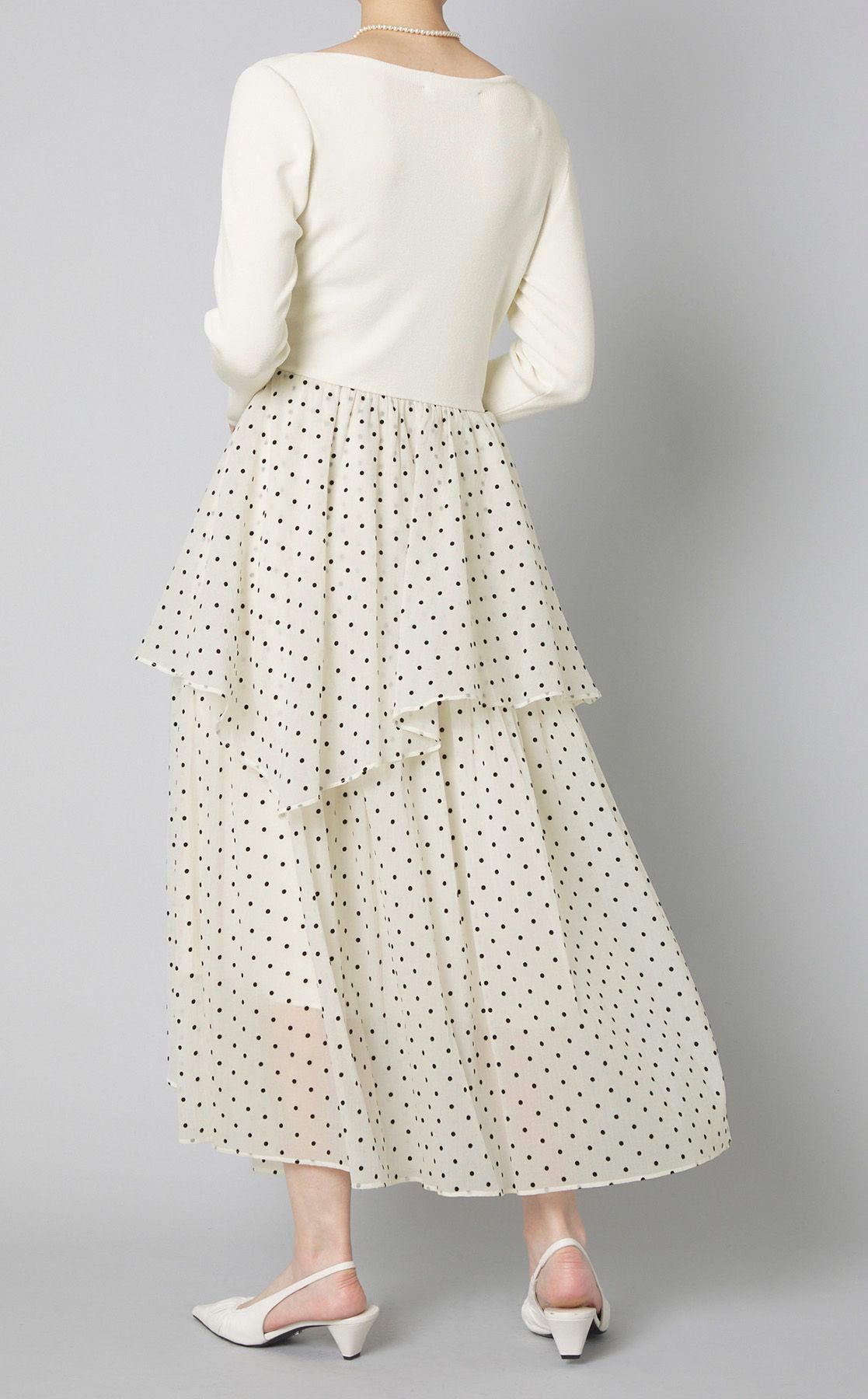 CELFORD｜ランダムヘムドッキングニットワンピース