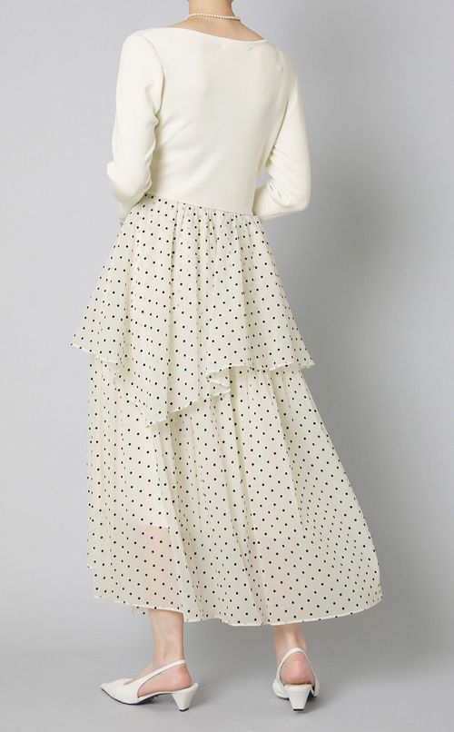 ランダムヘムドッキングニットワンピース