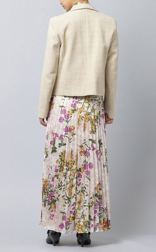 ツイードテーラードジャケット