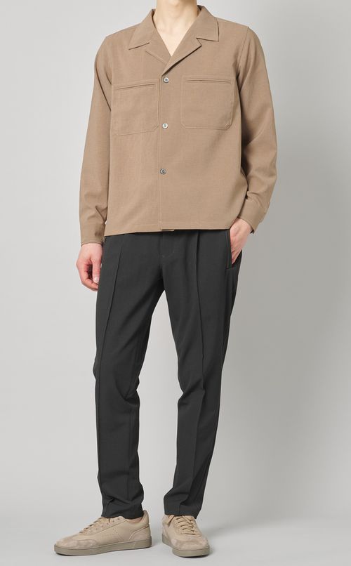 2パッチシャツブルゾン