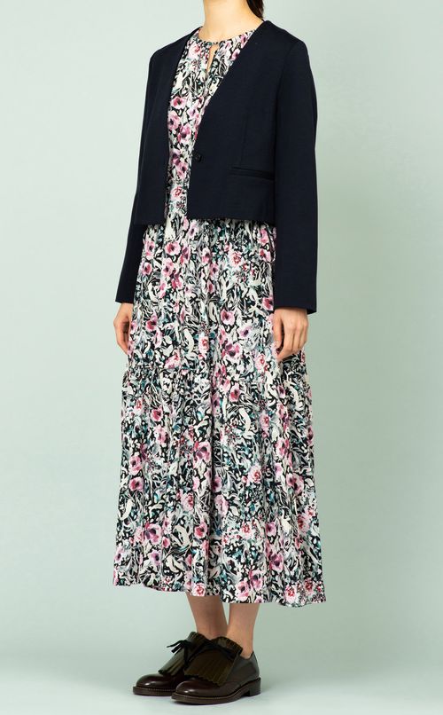 ストレッチノーカラージャケット