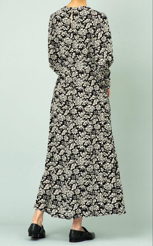 フラワープリントワンピース