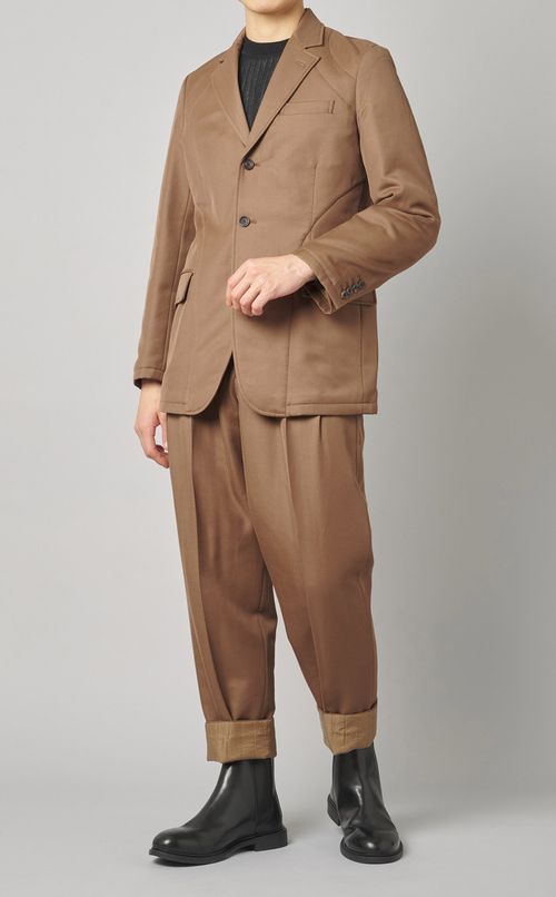 キルティングテーラードジャケット